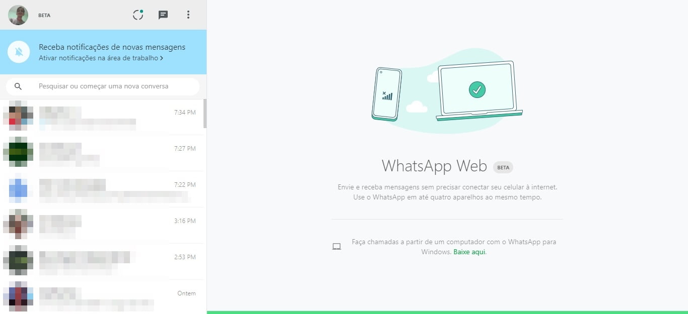 WhatsApp em múltiplos aparelhos liberado para todos - ainda em beta 5 download 1