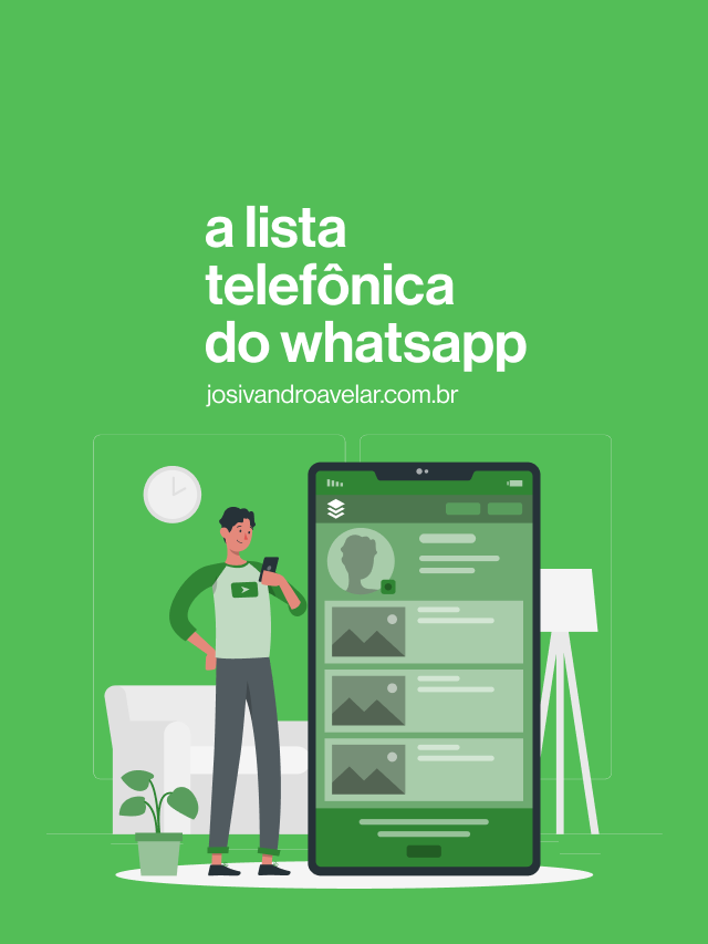 A lista telefônica do WhatsApp