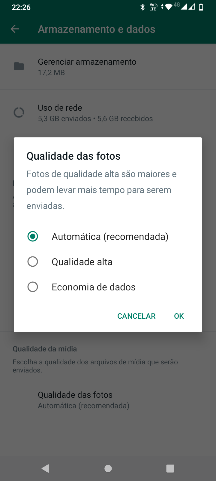 Como configurar o download automático de mídias no WhatsApp 4 Screenshot_20211112-222611