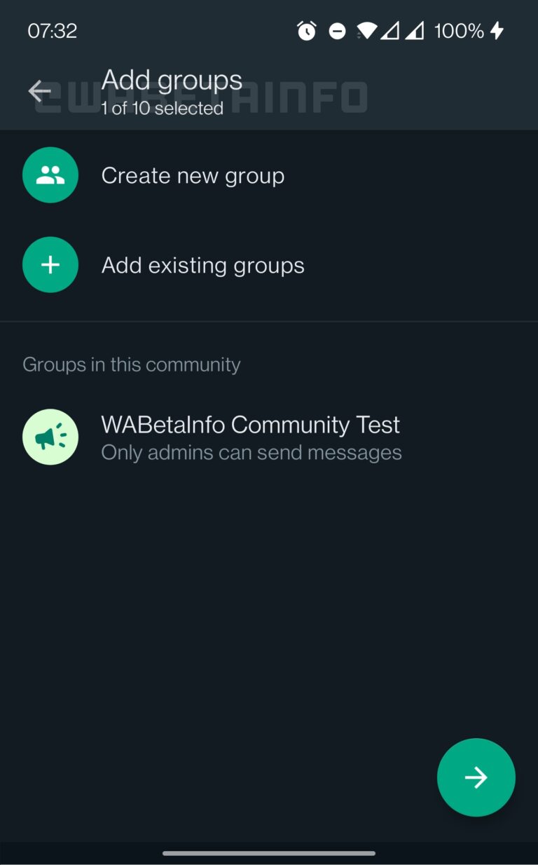 Comunidades do WhatsApp: a que pé andam os testes? 1 Um dos prints do futuro recurso de comunidades no WhatsApp obtido pelo WABetaInfo.