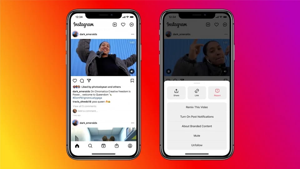 O Instagram agora tem recurso de dueto, ops, remix 1 Recurso de remix do Instagram.