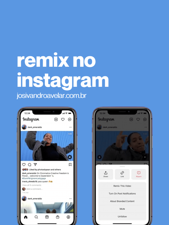 Instagram agora tem remix de vídeos
