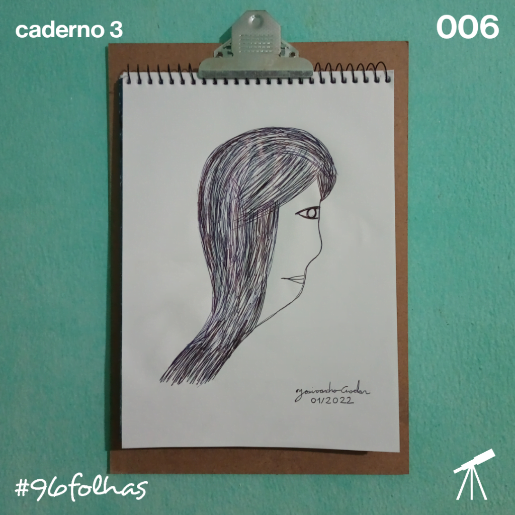 #96folhas- Menina, para onde você olha? 1 Menina, para onde você olha?