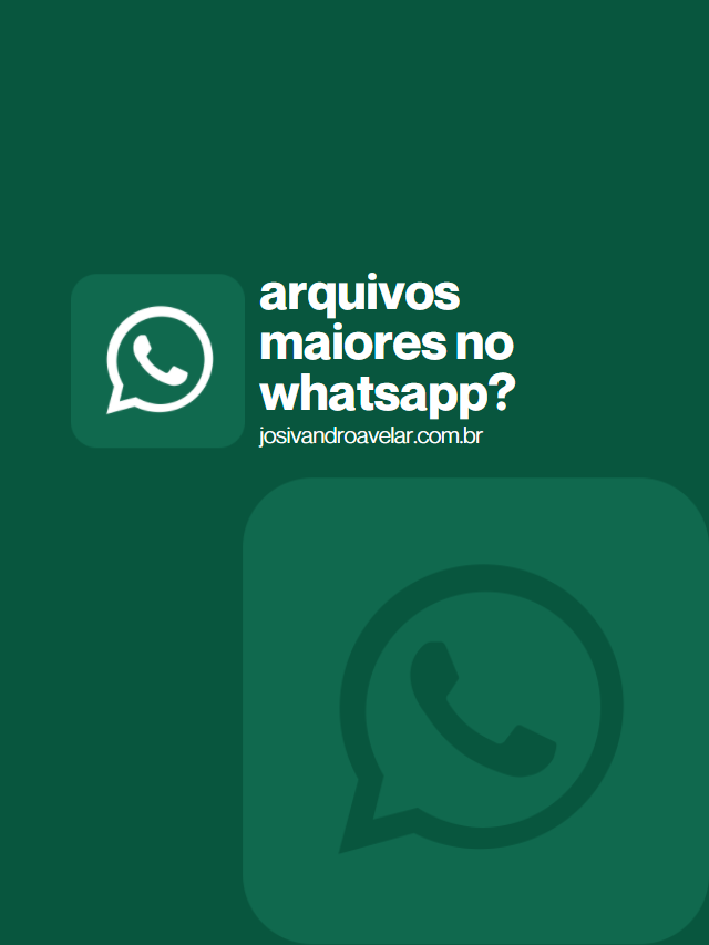 WhatsApp testa envio de arquivos maiores