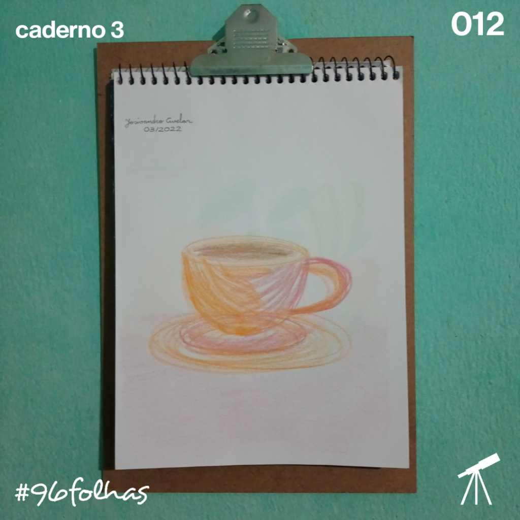 #96folhas- Pausa para uma xícara de café 1 Uma pausa para uma xícara de café.