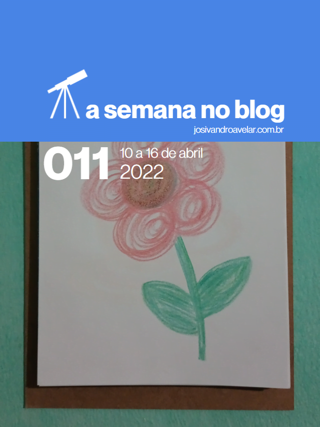 A semana no blog- 10 a 16 de abril
