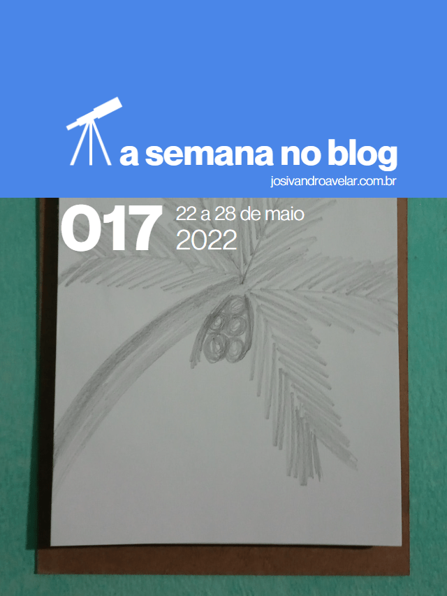 A semana no blog- 22 a 28 de maio