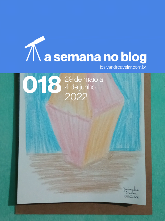 A semana no blog- 29 de maio a 4 de junho