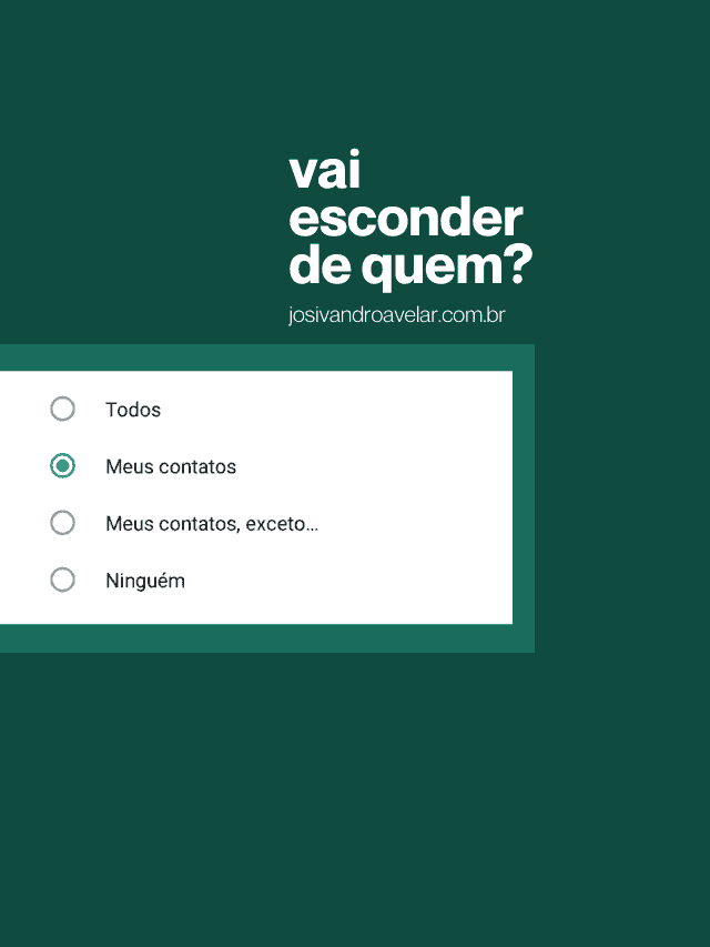 Como esconder dados de contatos específicos no WhatsApp