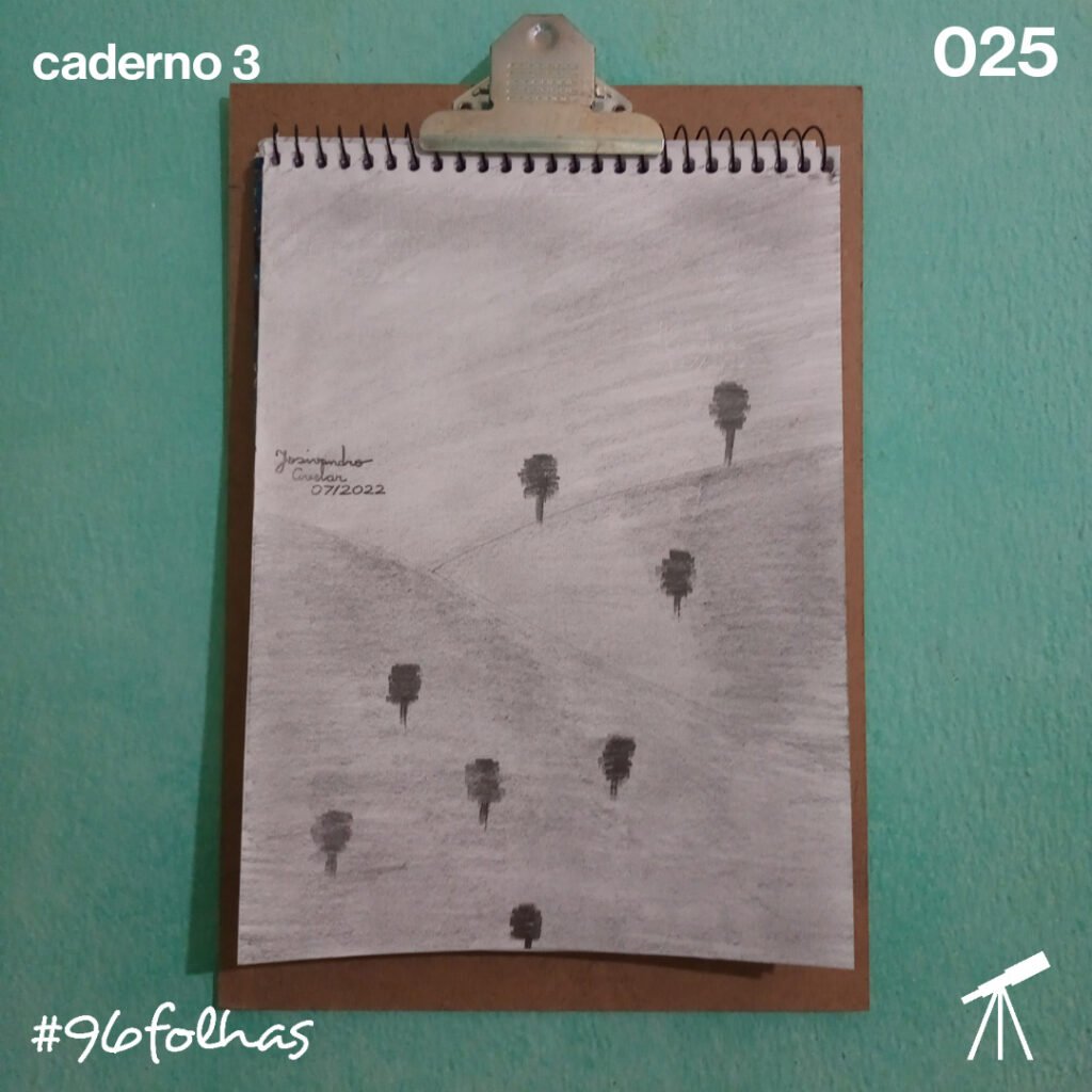 #96folhas- Entre os morros 1 Vamos viajar entre os morros.
