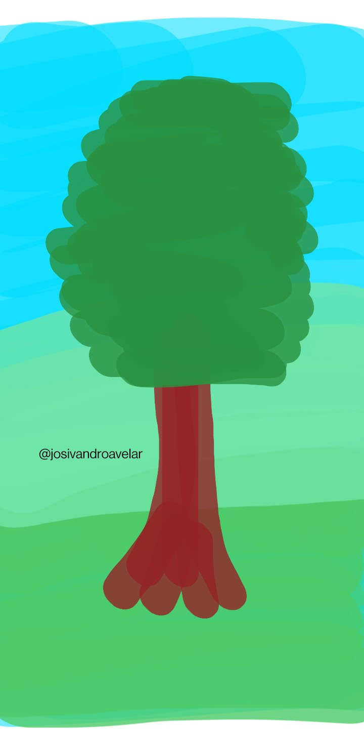Artes digitais: uma árvore 1 Uma árvore.