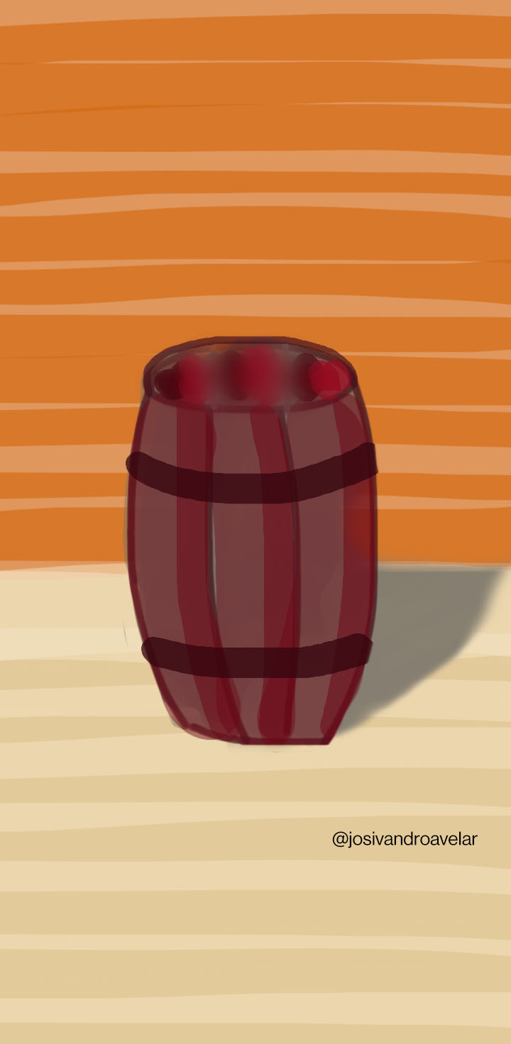 Artes digitais: barril 1 E vamos de barril.