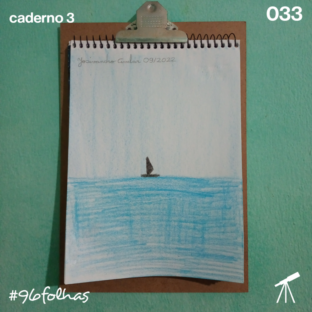 #96folhas- Imensidão do mar 1 Navegando na imensidão do mar.