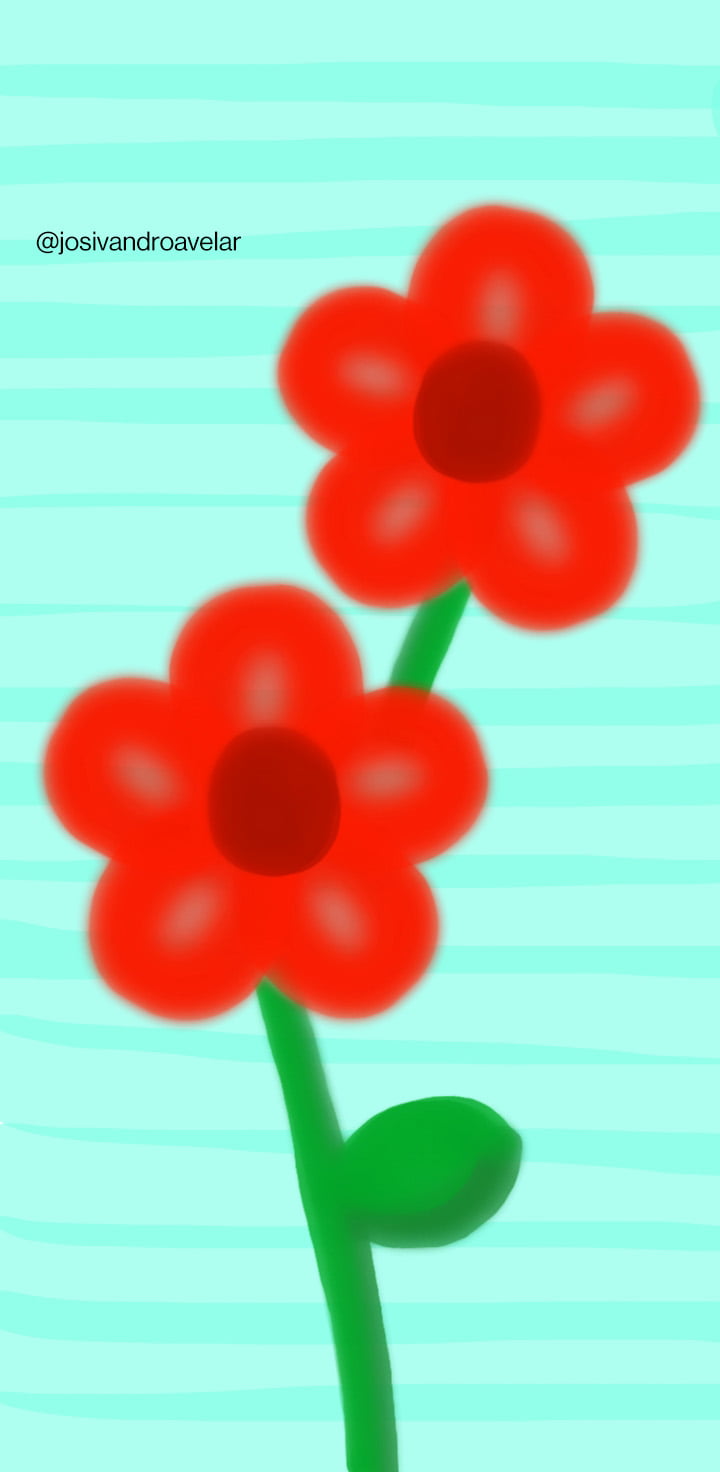 Artes digitais: flores vermelhas 1 Hoje é dia de flores vermelhas.