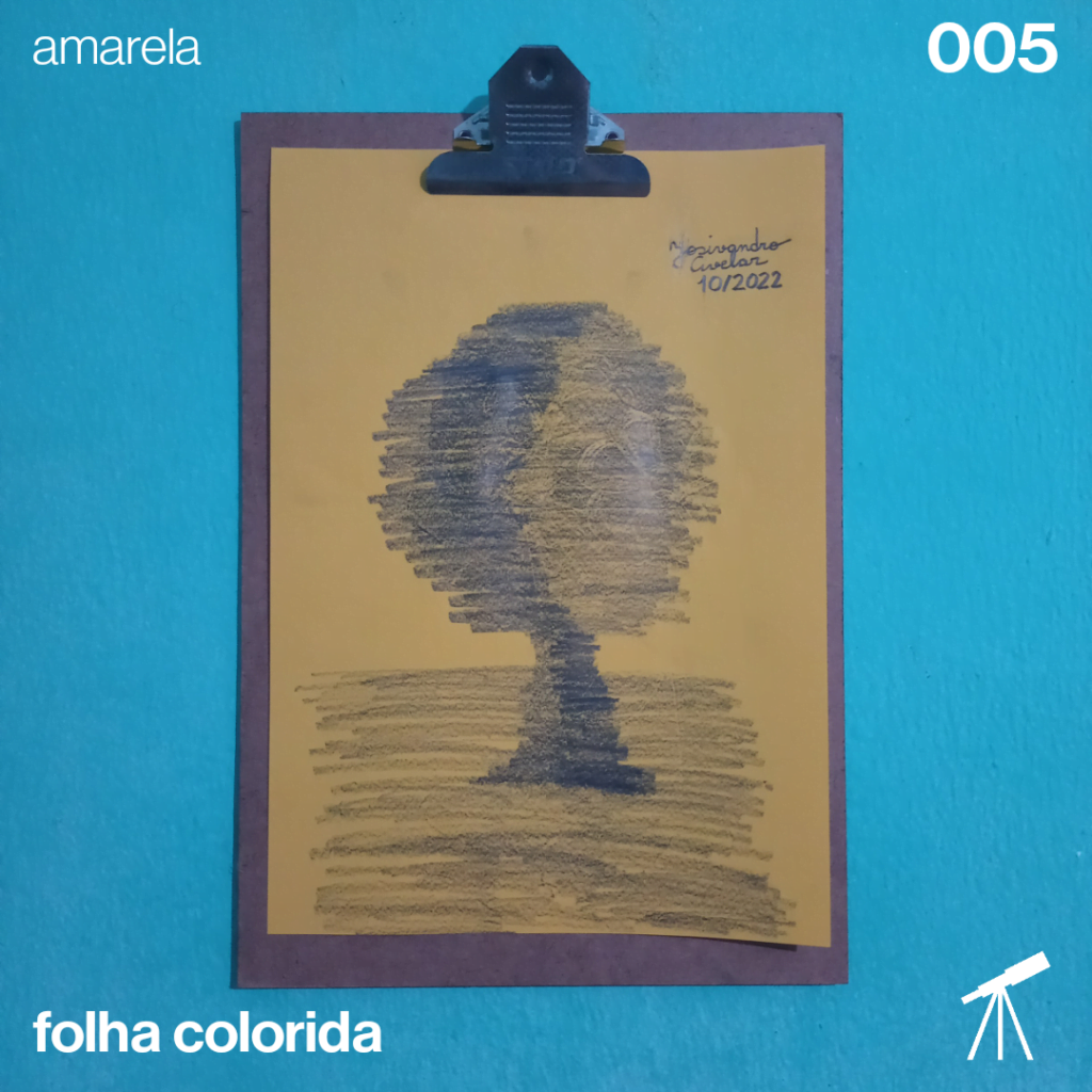 #FolhaAmarela - Baobá 1 Desenho de um baobá.