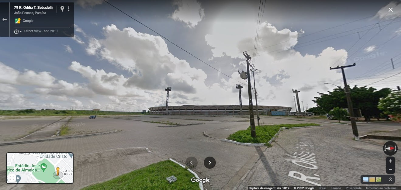 Lugar favorito 2 Área externa do Almeidão, em João Pessoa.