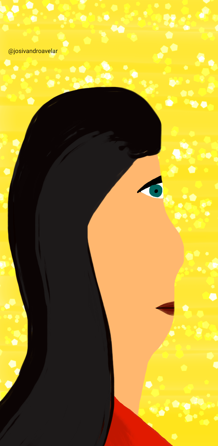 Artes digitais: quando eu quis voltar a desenhar um rosto 1 Quando eu quis voltar a desenhar um rosto, há dois meses atrás, fiz este desenho.