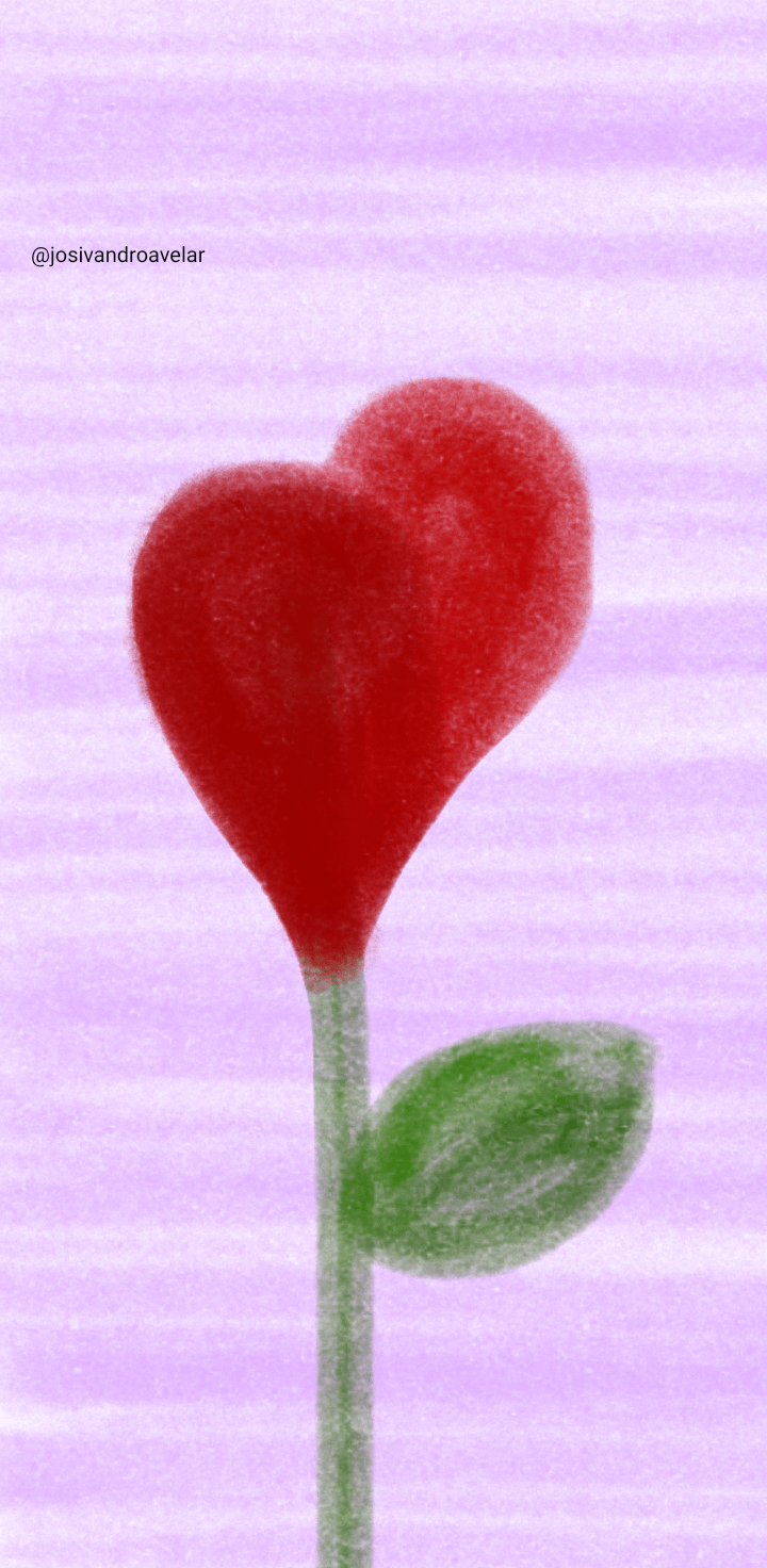 Artes digitais: flor de giz 1 Desenho de uma flor de giz.