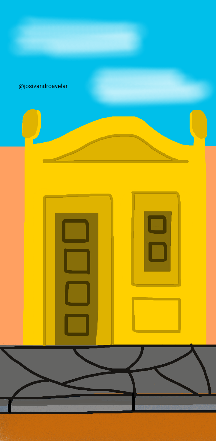 Artes digitais: a minha primeira casa histórica 1 A minha primeira casa histórica.