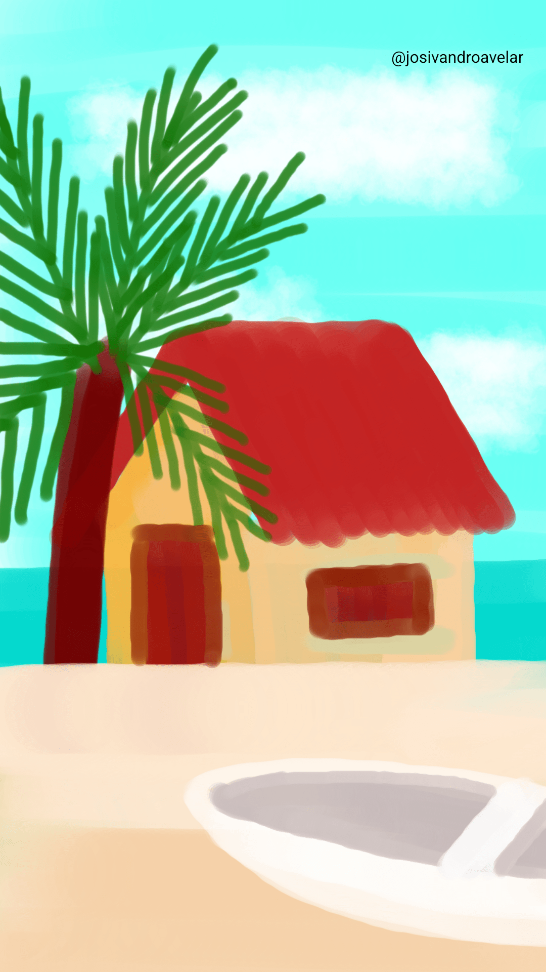 Artes digitais: casa de um pescador 1 arte 0080