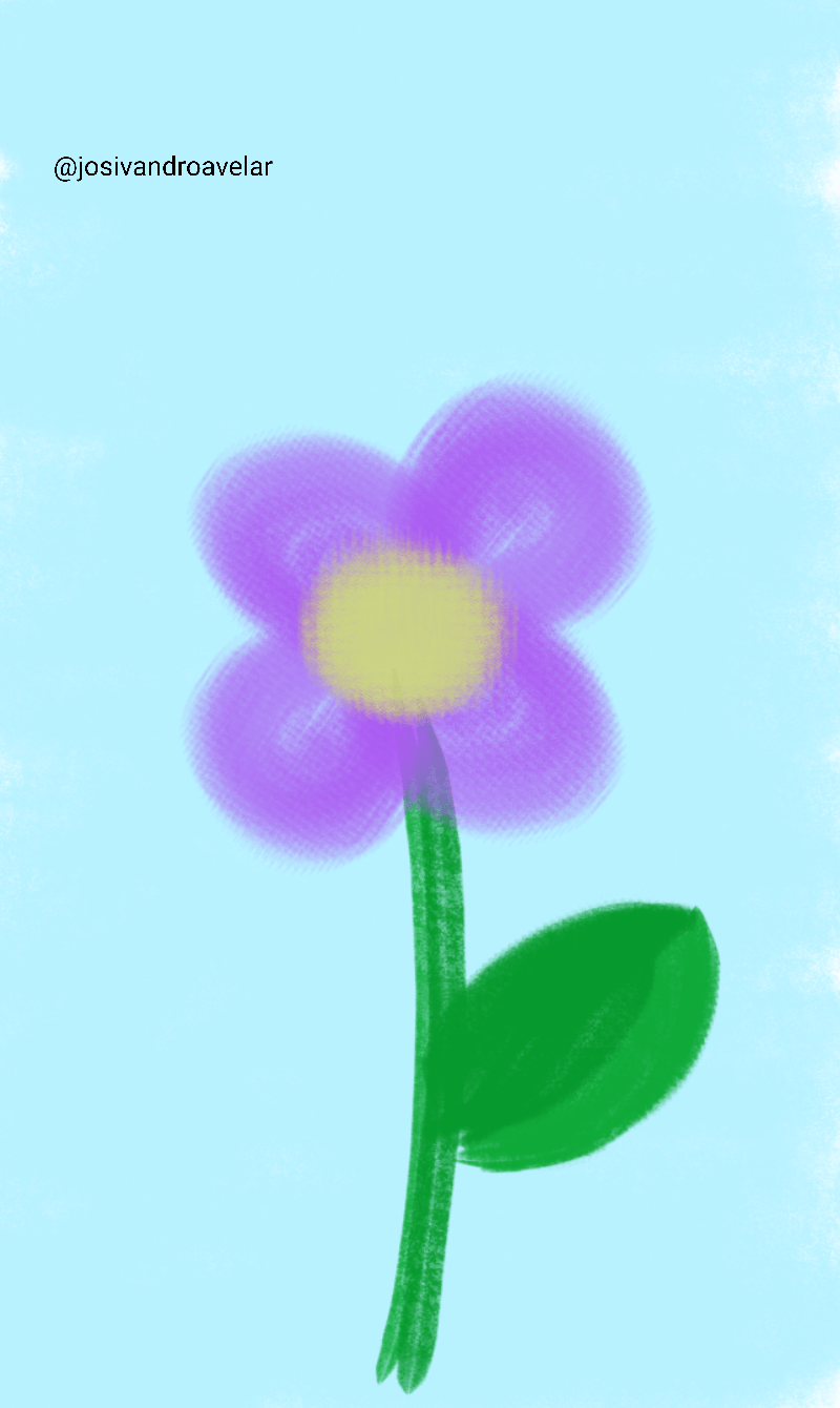 Artes digitais: violeta 1 Desenho de uma simples violeta.