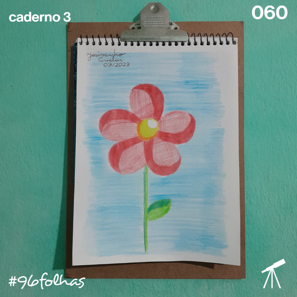 #96folhas- Flor em cores vivas 1 Flor em cores vivas.
