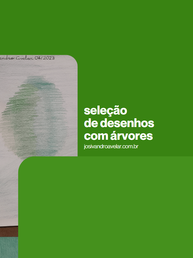 Seleção de desenhos com árvores