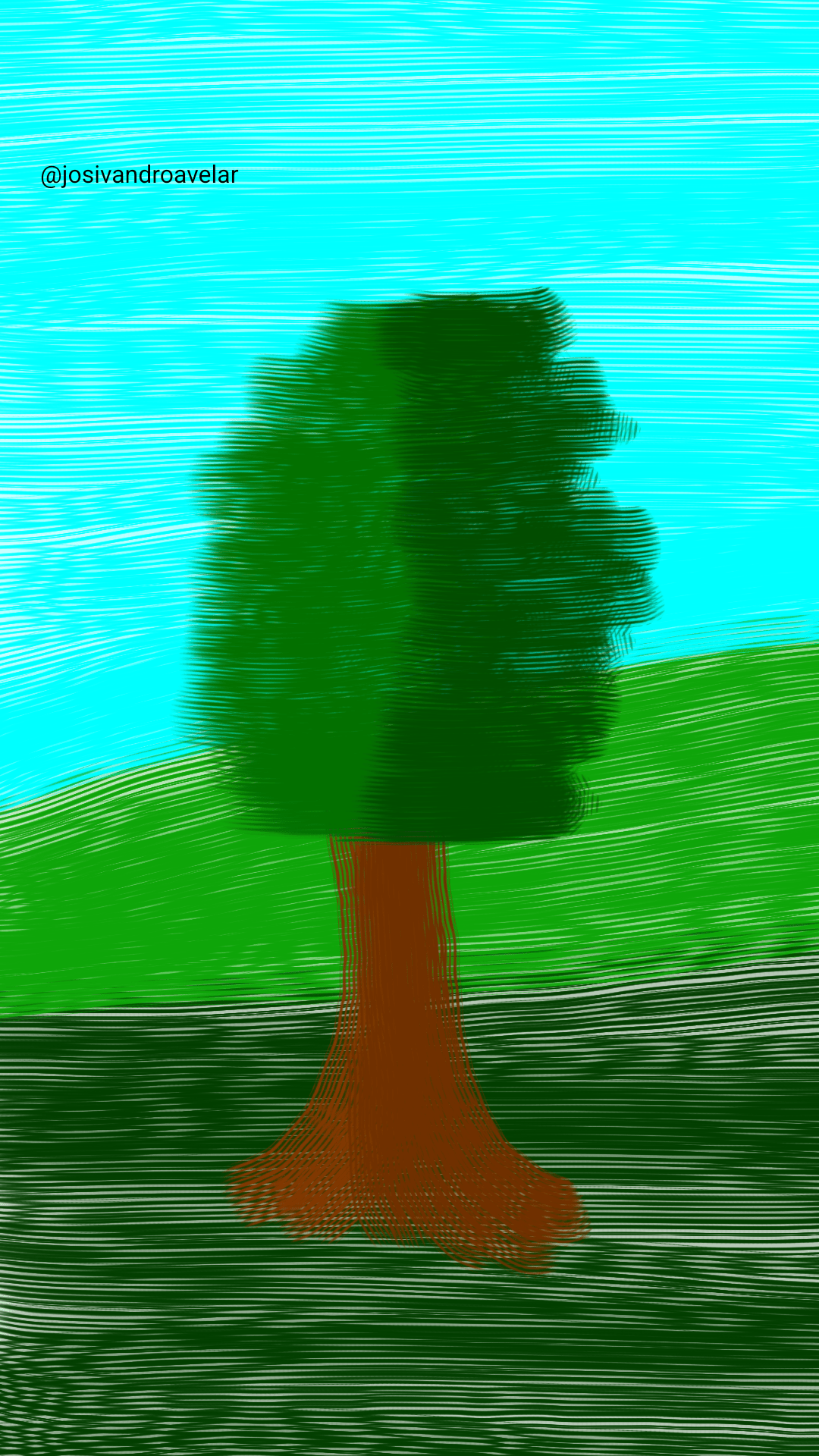 Artes digitais: a arte de uma árvore 1 A arte de uma árvore.
