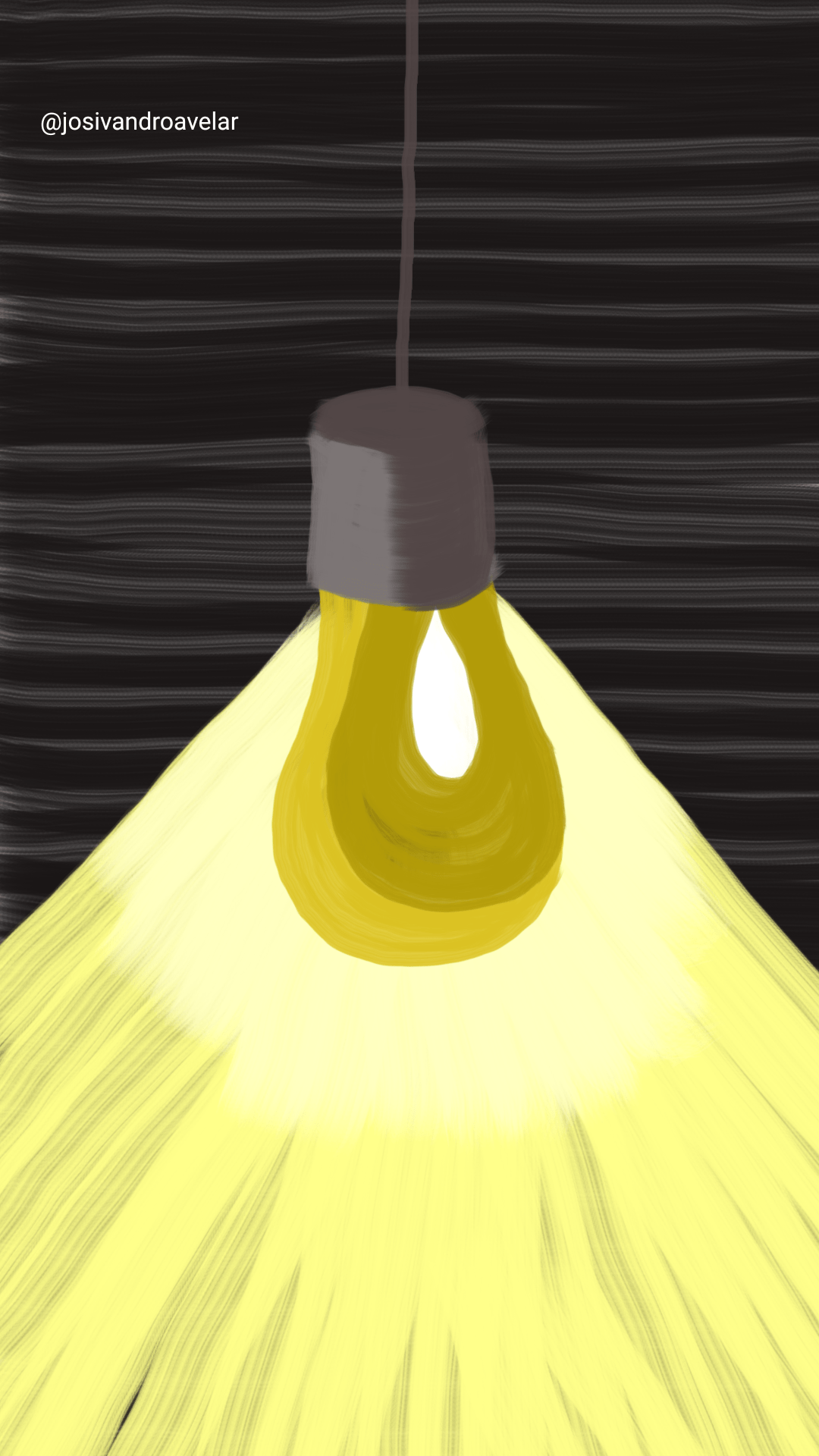 Artes digitais: luz das ideias 1 Desenho de uma lâmpada incandescente, representando a luz das ideias.