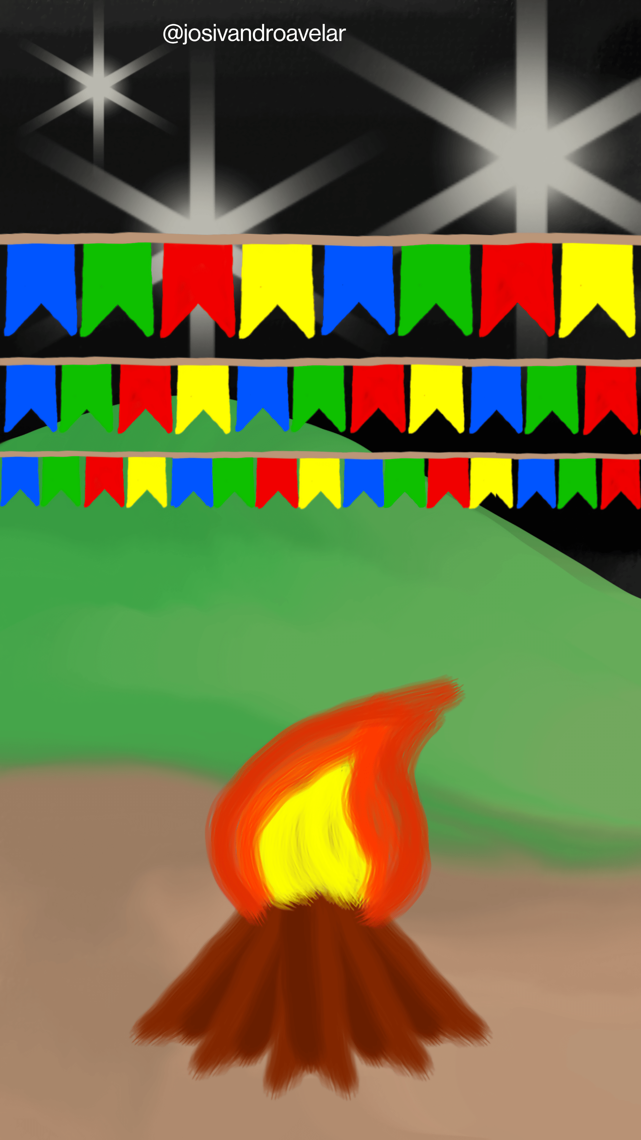 Artes digitais: festa na roça 1 É festa na roça! Viva São João!