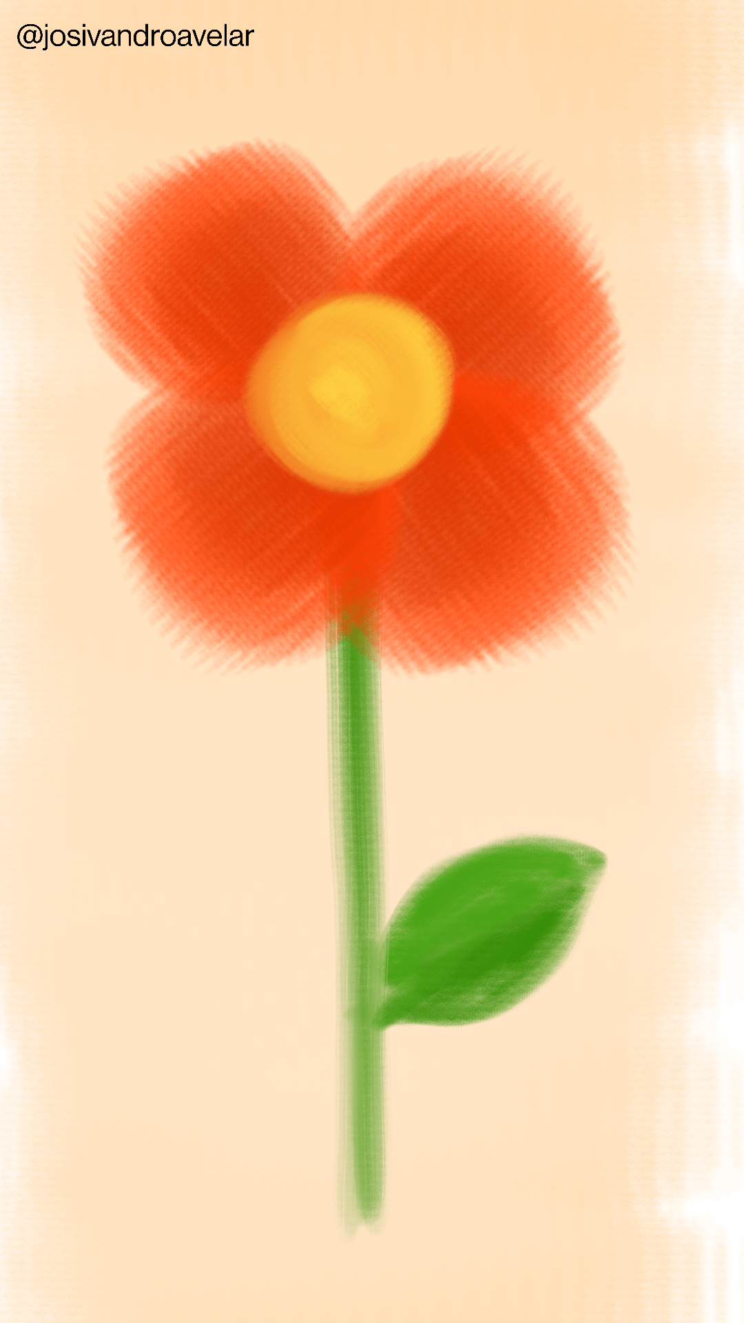 Artes digitais: simplesmente uma flor 1 Simplesmente uma flor.