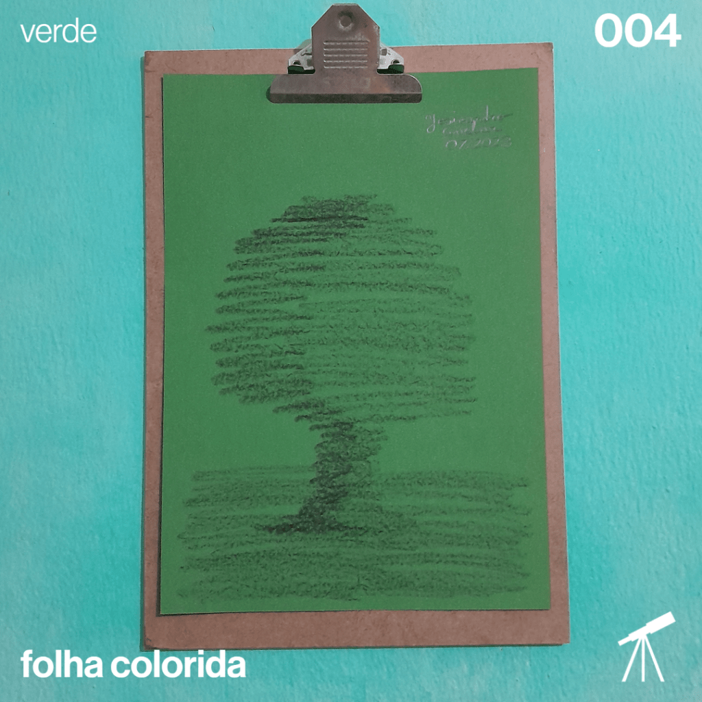 #FolhaVerde - Árvore 1 Desenho de uma árvore.