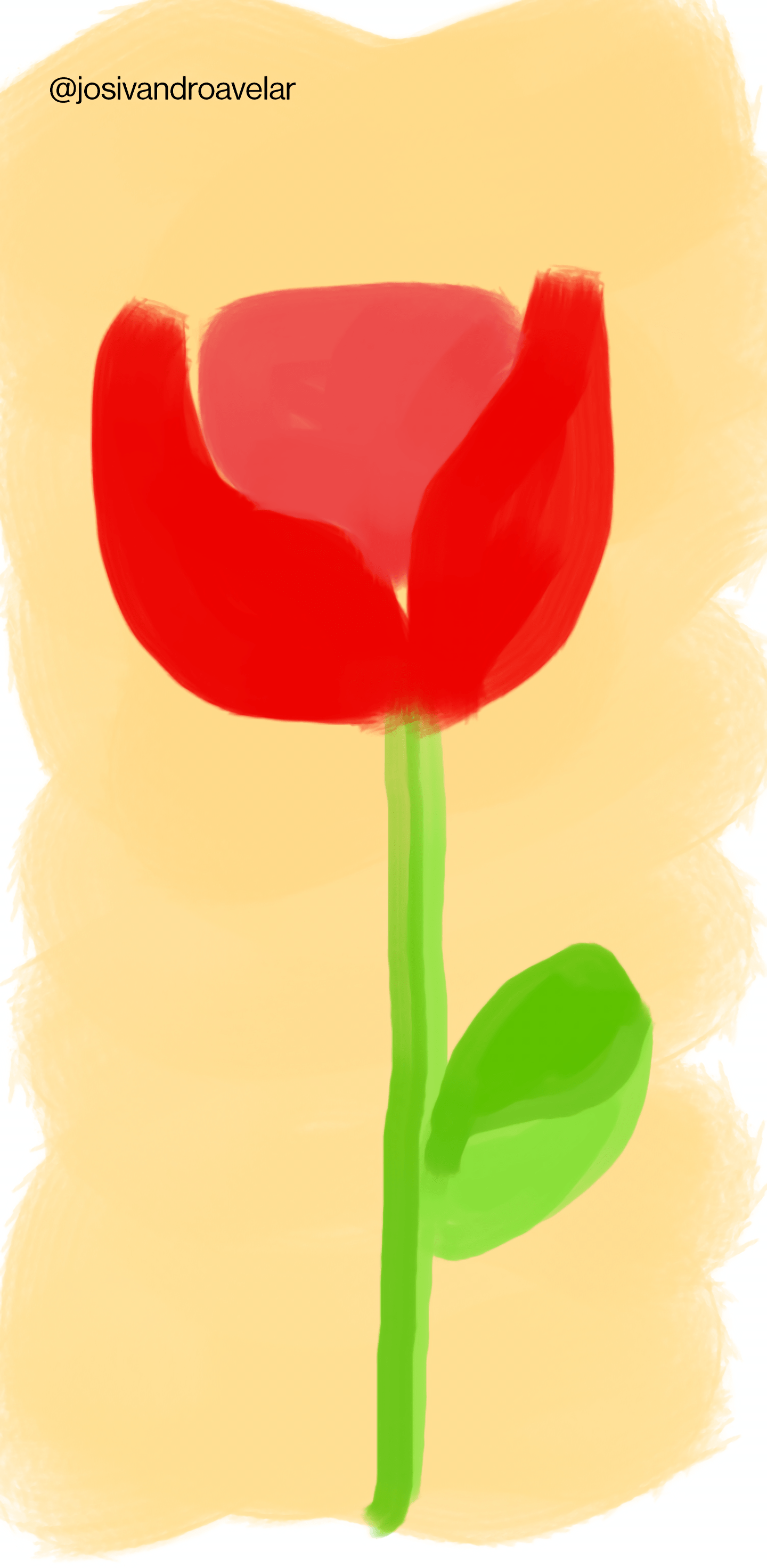 Bora desenhar? #004 1 Onde houver uma rosa, ela estará aqui, neste desenho, sob fundo creme.