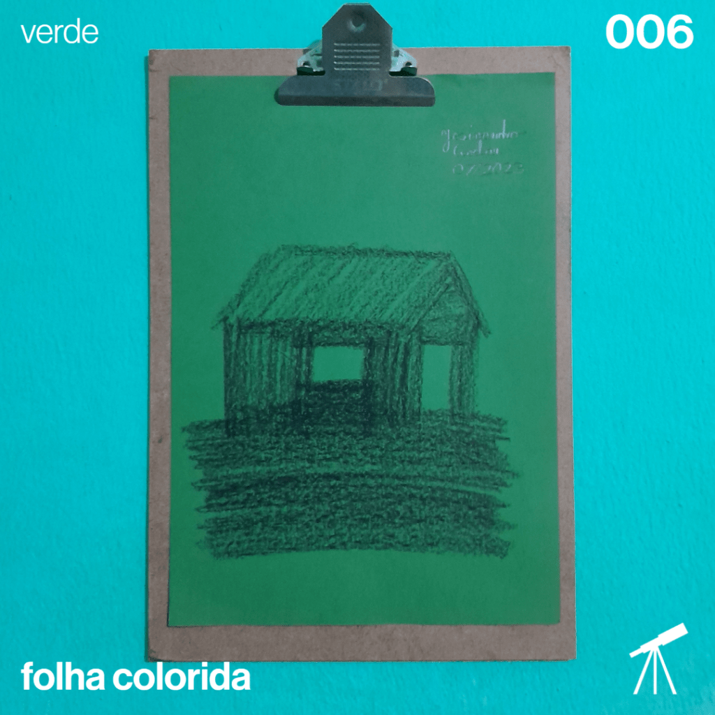 #FolhaVerde - Casa 1 Desenho de uma casa.