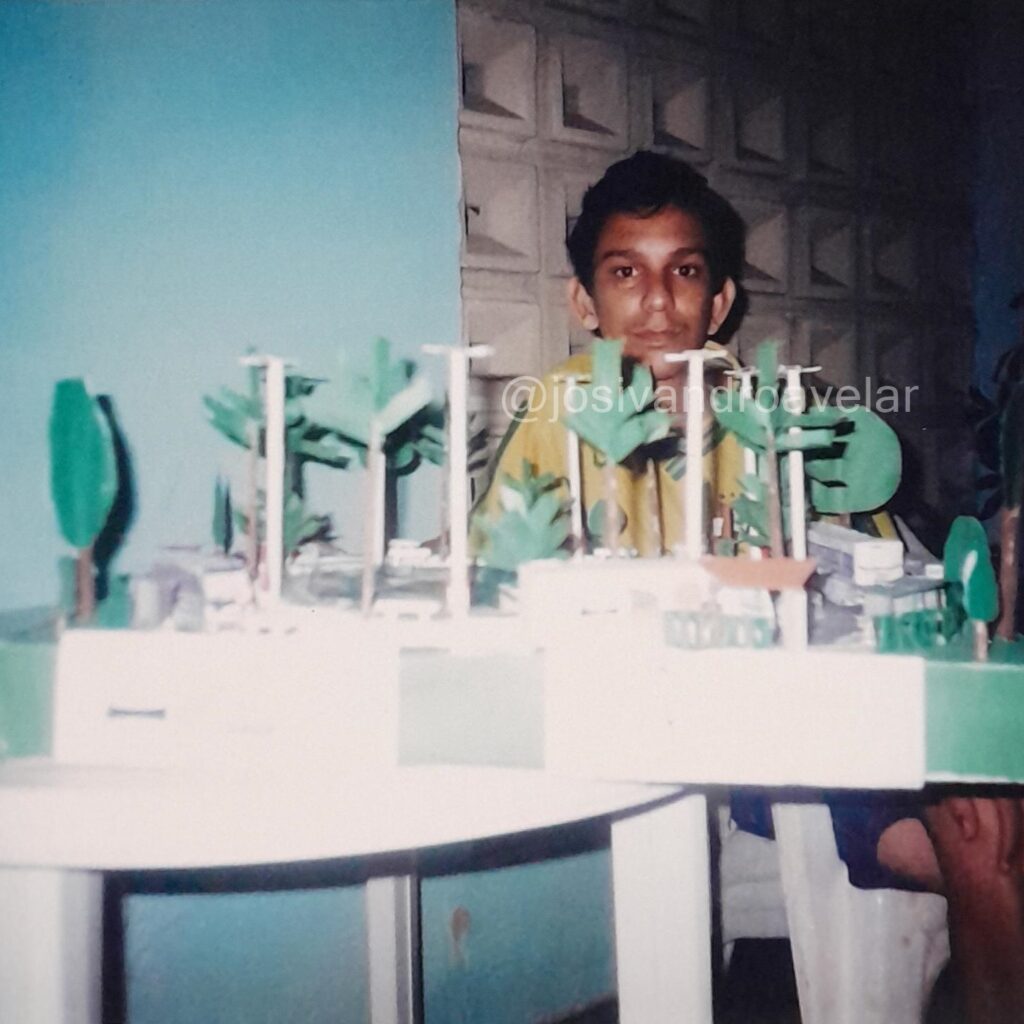A inesquecível maquete da Lagoa 1 Registro da maquete da Lagoa do desfile cívico de 2005.