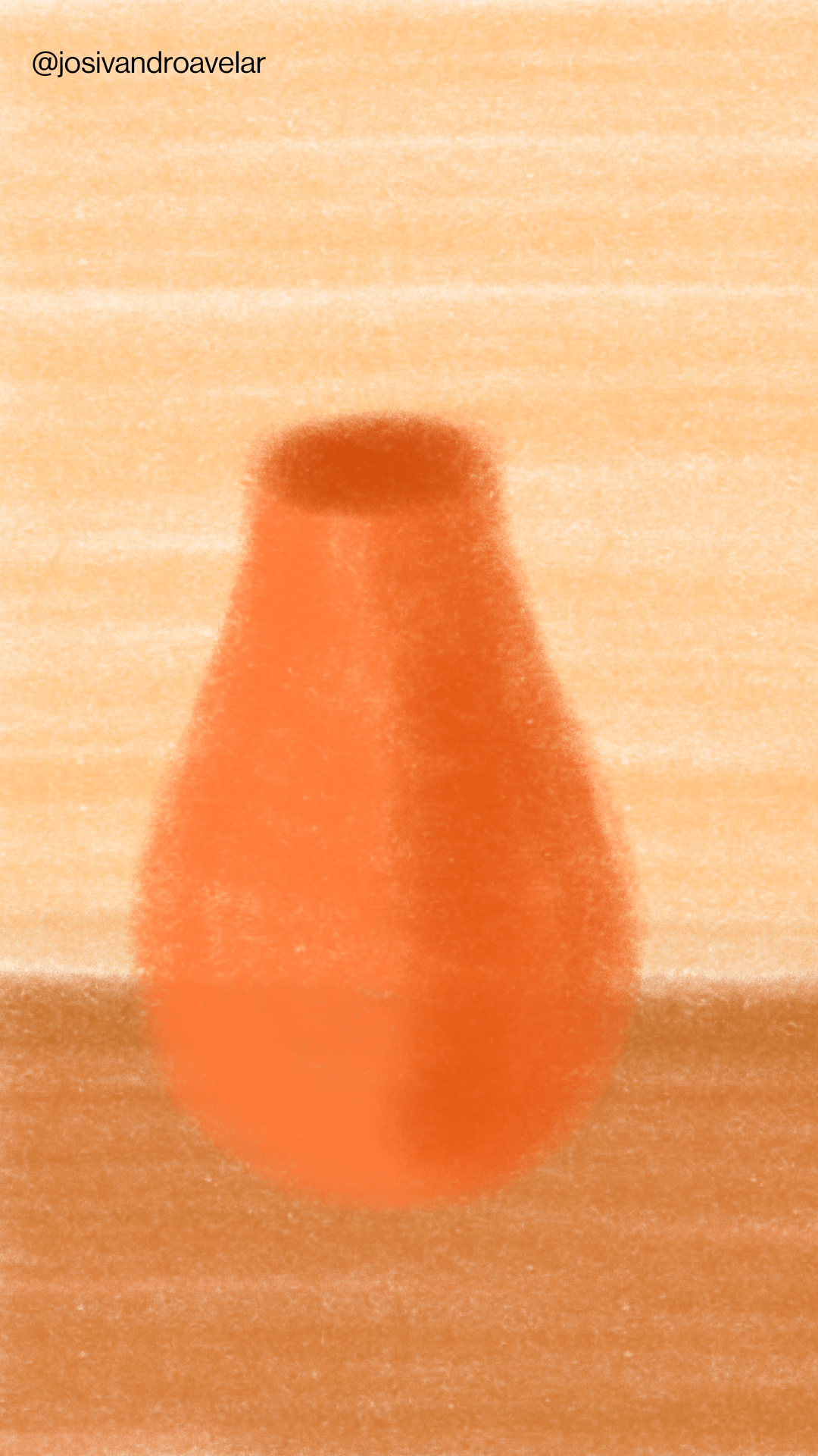 Artes digitais: mais um vaso de barro 1 Desenho de mais um vaso de barro.