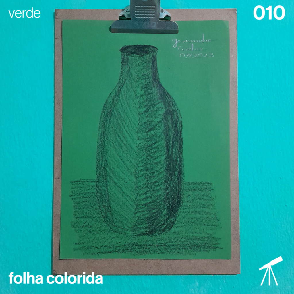 Desenho de uma garrafa vazia.