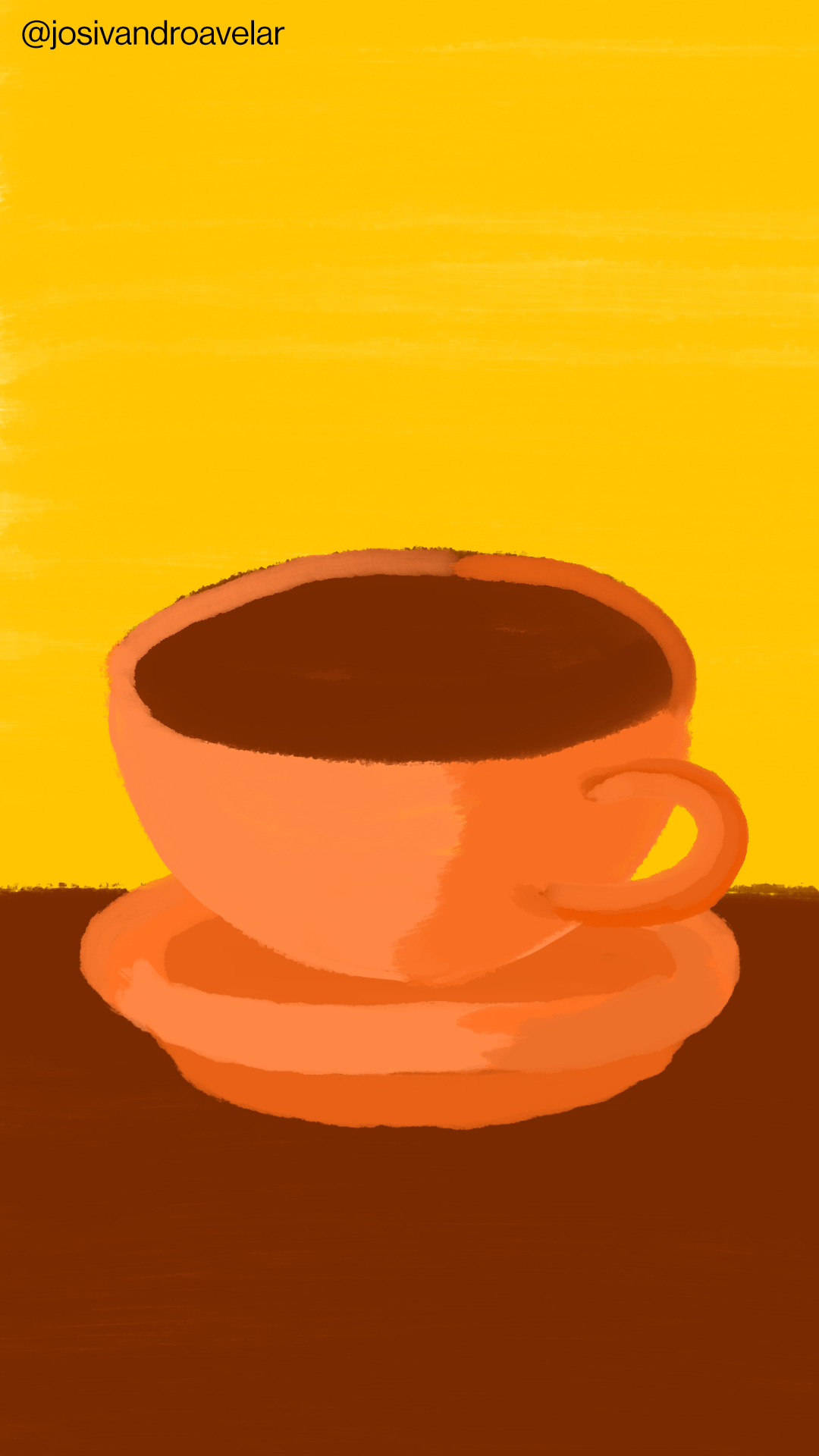 Artes digitais: o tradicional café das três horas 1 Hora de tomar o tradicional café das três horas.