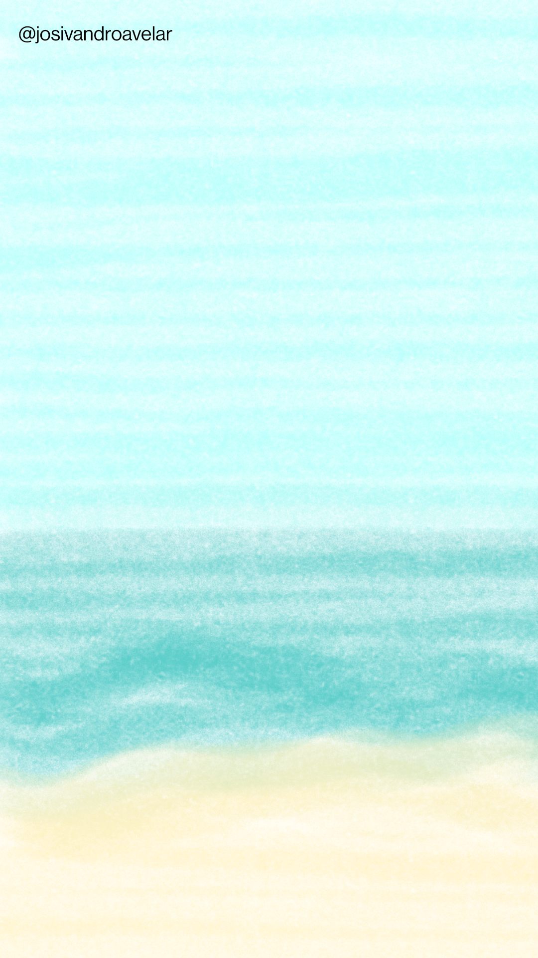 Artes digitais: mar 1 O cenário do mar ilustrado neste desenho.