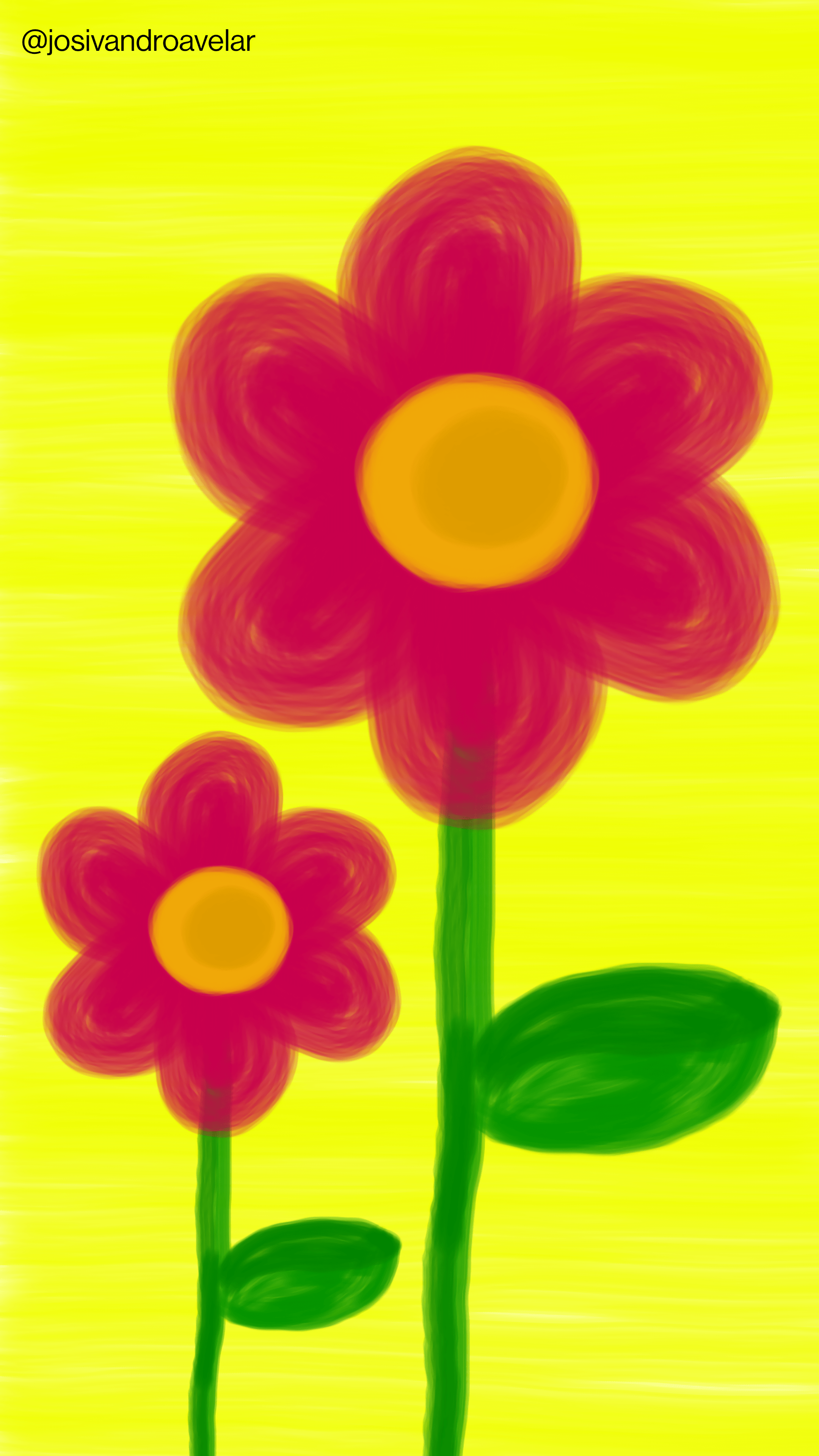 Bora desenhar? #016 1 Desenho de flores por onde fores, por onde f(l)ores.