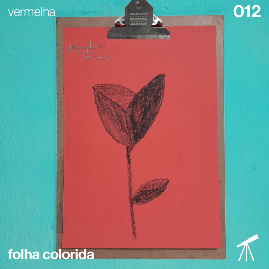 Desenho de uma rosa aberta.