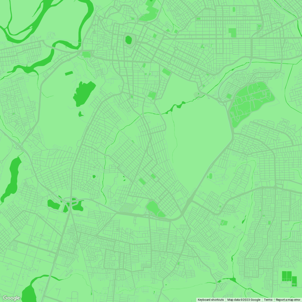 Parte da cidade: porque cada parte importa 1 Mapa de parte da cidade de João Pessoa na cor verde.