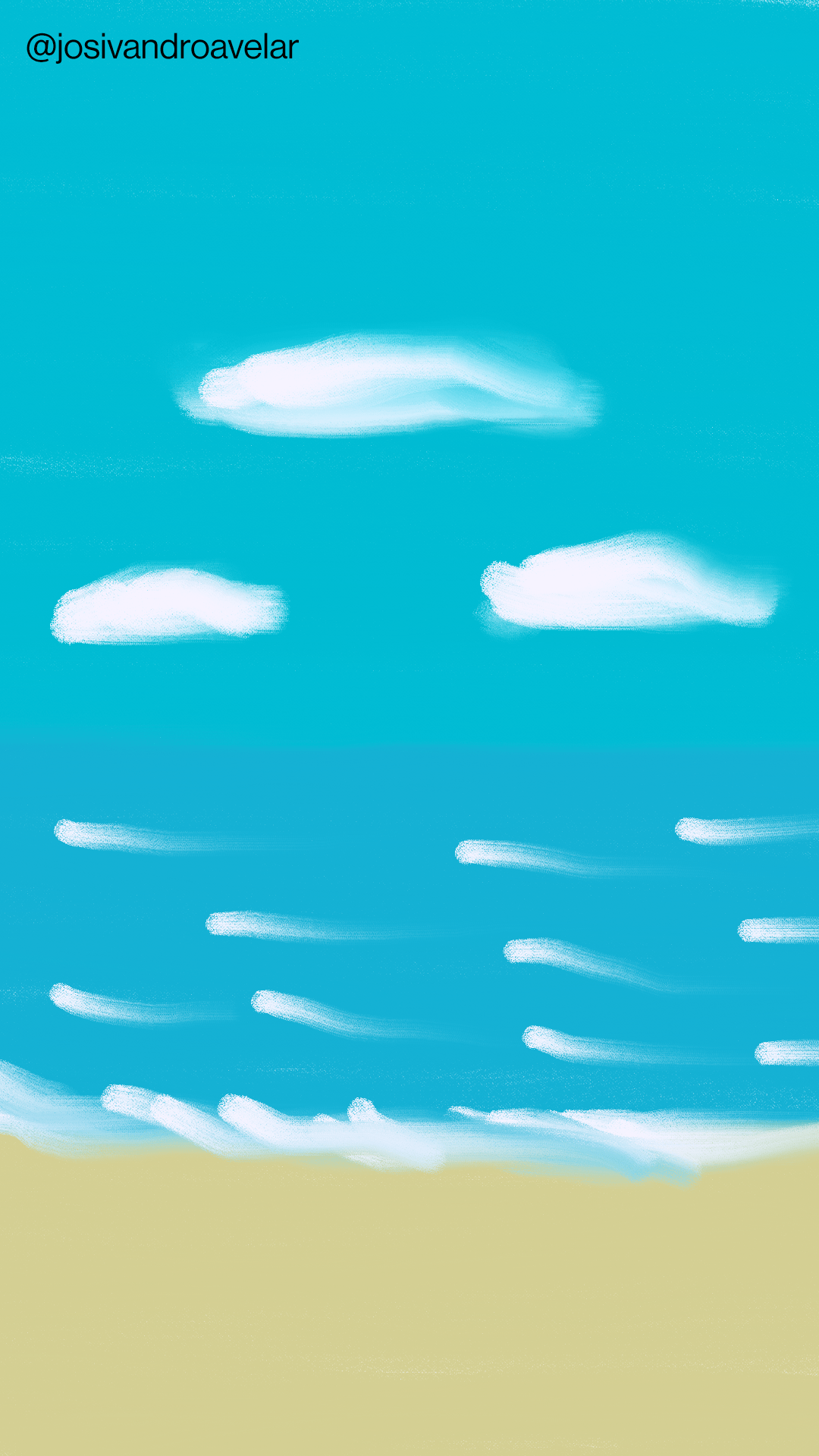Artes digitais: visão do mar 1 A visão do mar.