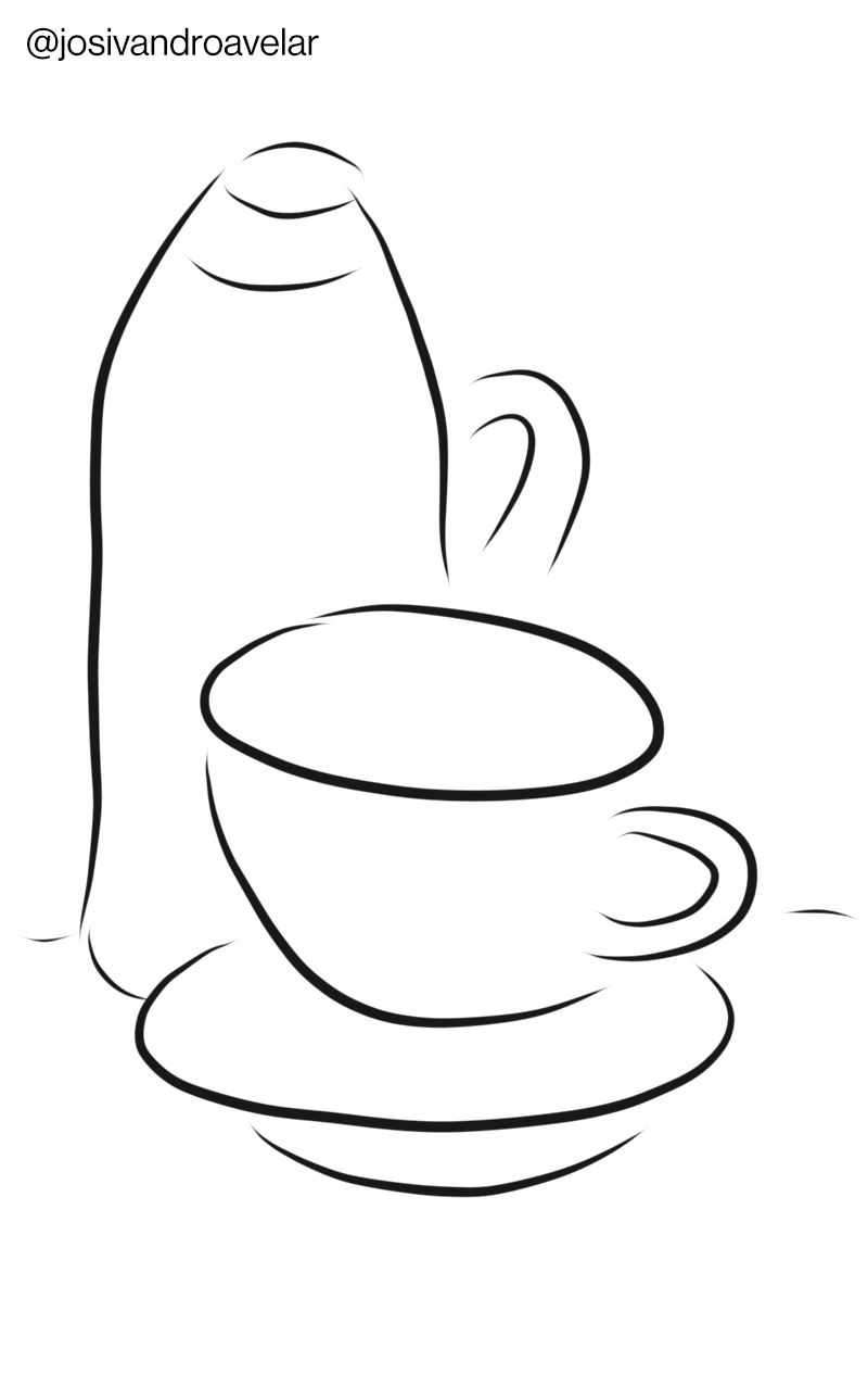 Artes digitais: café expresso 1 Saindo um café expresso no capricho.