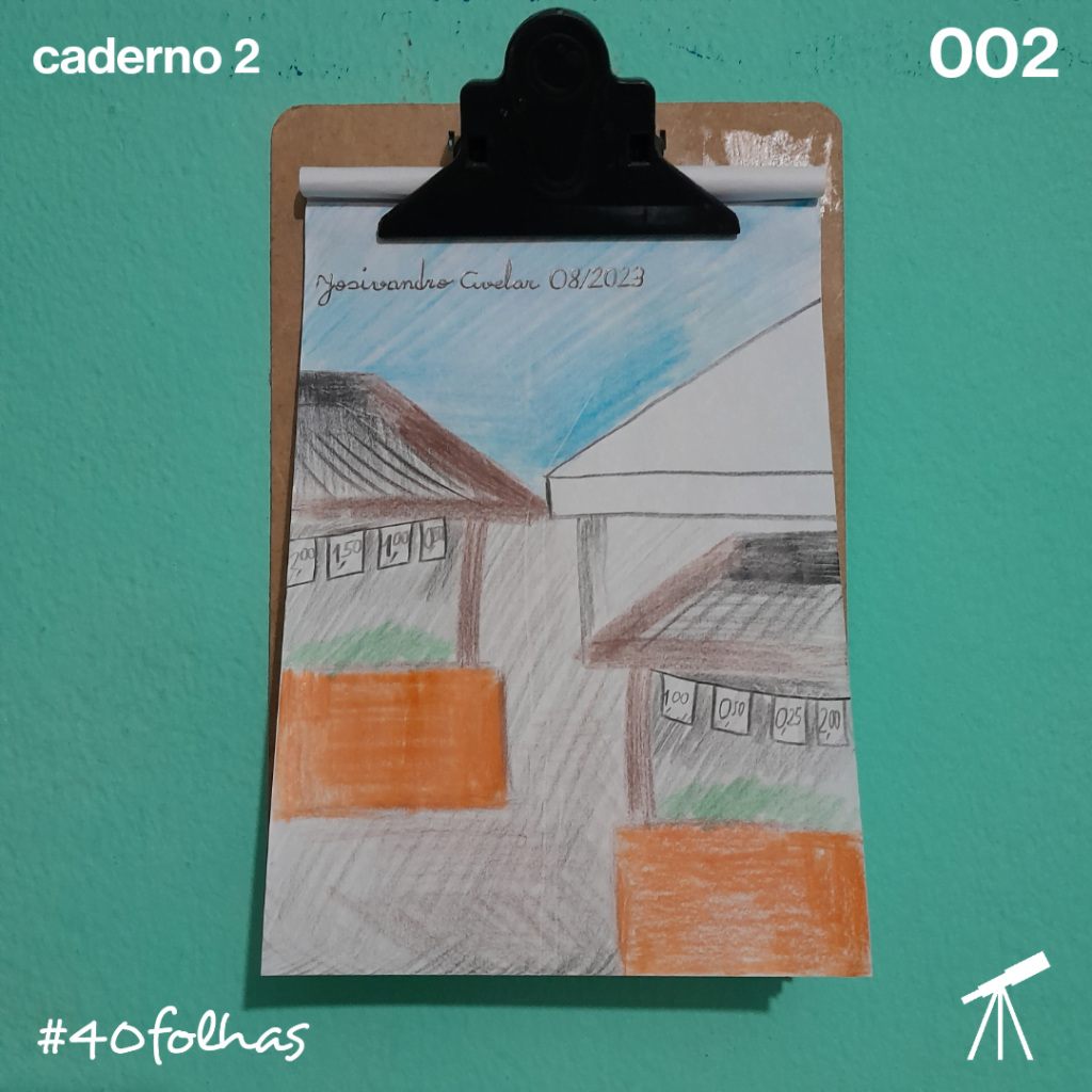 #40folhas caderno 2 - 002: Dia de feira 1 Hoje é dia de feira.