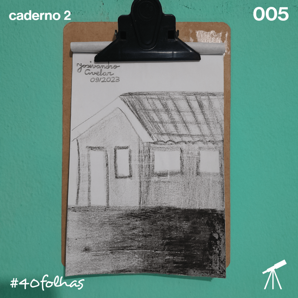 #40folhas caderno 2 - 005: Casa clássica 1 Uma casa clássica do bairro do Rangel.