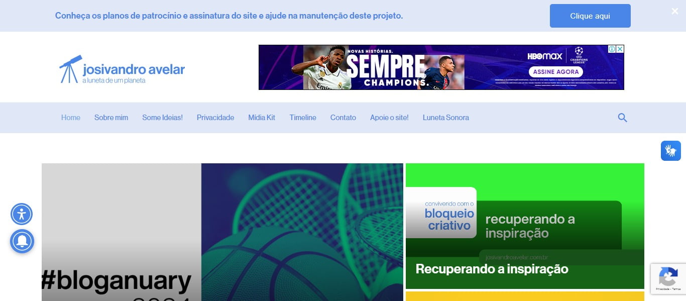 site josivandro avelar banner superior