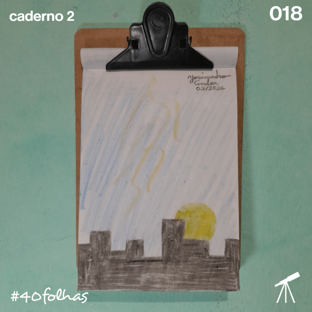 #40folhas caderno 2 - 018: Clima bipolar 1 Chuva, raios e Sol na cidade. Impossível? É o clima bipolar de João Pessoa.