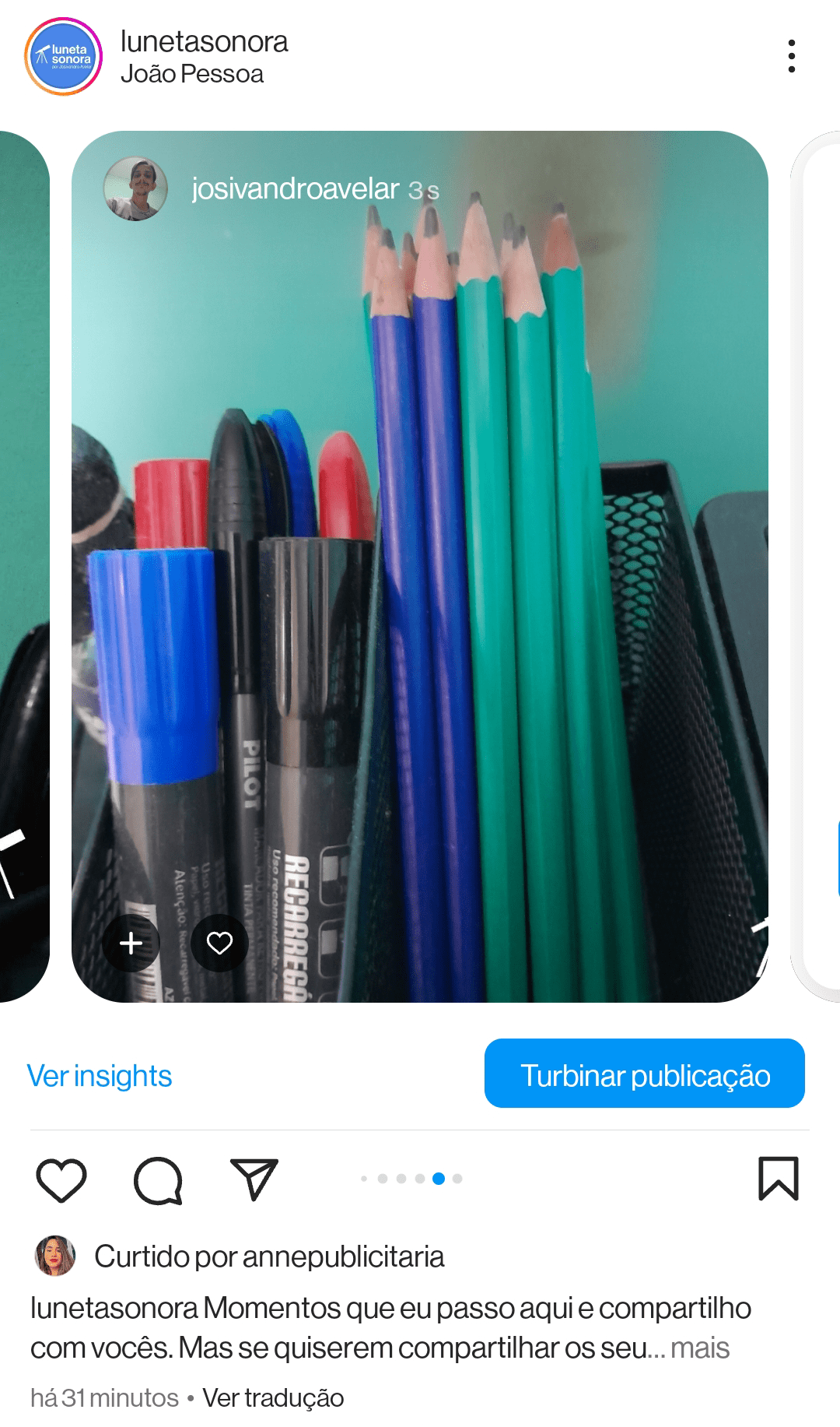 Como criar um carrossel colaborativo no Instagram 13 Screenshot_20240425_125512_Instagram_cropped