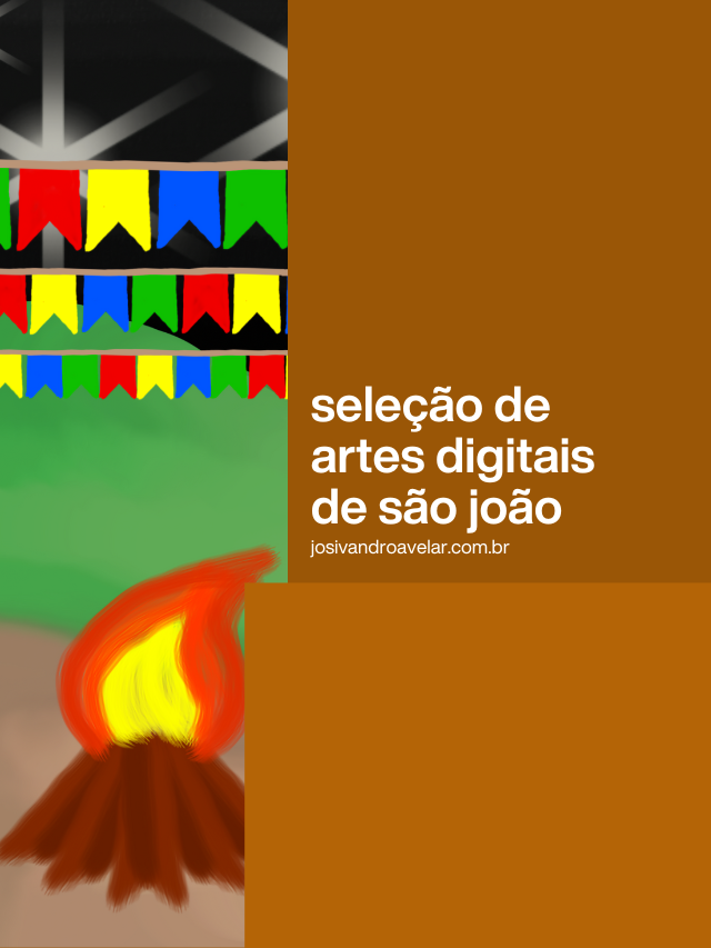 Seleção de artes digitais de São João
